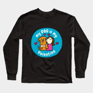 Dog Valentine Long Sleeve T-Shirt